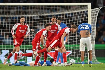 Napoli 0-1 Arsenal: Martin Odegaard scores winner in Champions League opener