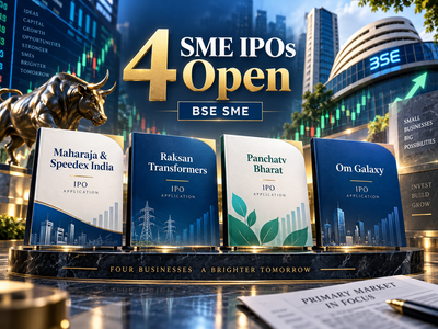 Four SME IPOs open today: Maharaja & Speedex India leads GMP at 16%, Raksan Transformers at 9%