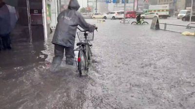 名古屋暴雨「上班族照常出勤」 旅日台人看傻：居然沒放假？
