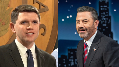 Jimmy Kimmel claims he can’t air interview with James Talarico due to threats from Trump’s FCC