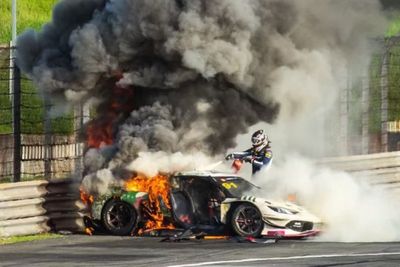 China GT organisers face severe backlash following Ollie Millroy's fiery crash