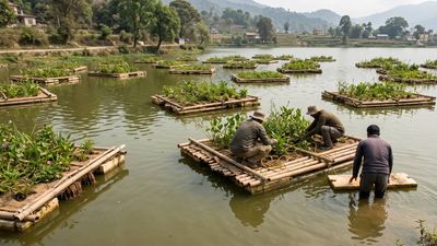Low-Cost Floating Wetlands: Nagdaha Lake rafts slash key pollutants; model fits South Asian cities