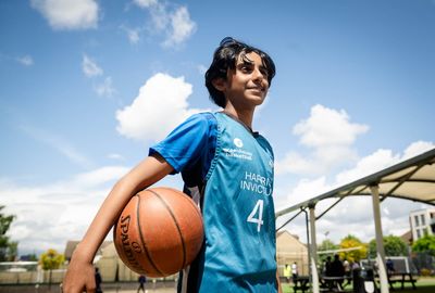 'When I am gliding around the court, I forget my troubles and feel exhilarated'