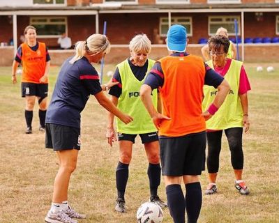 ‘Football saved Dad’s life’: meet the coach of the England women’s Parkinson’s team