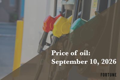 Current price of oil as of Sept. 10, 2026