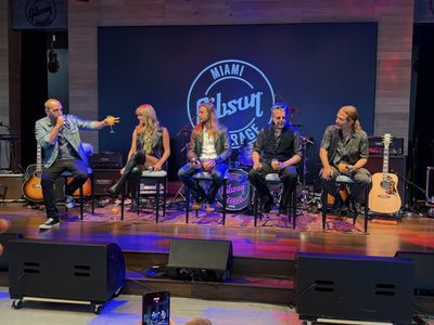 Gibson Bets Big on Latin Music in Miami: Its Largest Garage Opens With 600 Guitars, Latino Stars and Live Performances