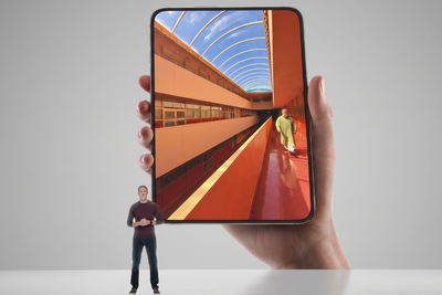 Apple Accused of Editing iPhone Duo Ad To Make Its 7.6-Inch Foldable Look Easier To Hold