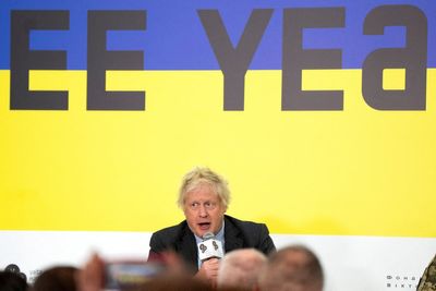 Ukraine-Russia war latest: Boris Johnson condemns Putin’s ‘warped logic’ after his train escapes drone attack