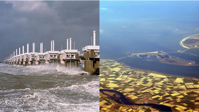 Netherlands' 9km flood barrier triggered "sand hunger," shrinking tidal flats