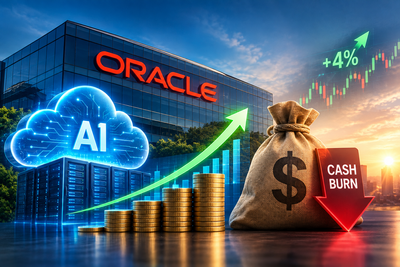 Oracle earnings show slower cash burn as AI spending starts to pay off; stock jumps 4% after market