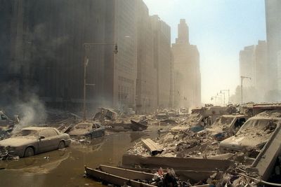 Artist tells of escaping from North Tower during 9/11 attacks