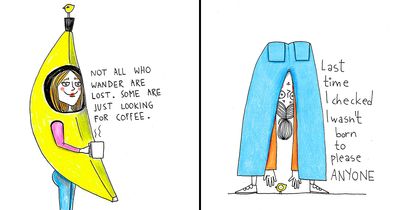 51 Funny And Relatable Drawings By Veronika Kissova About Self-love, Coffee And Everyday Life
