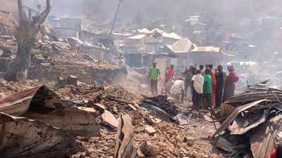 Children killed in stampede as fire sweeps through schools in eastern DRC