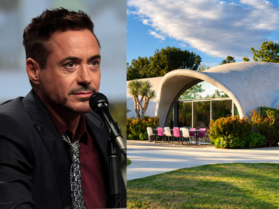 In 2013, Robert Downey Jr. commissioned Nicolò Bini to create a Malibu Binishell with thin-shell concrete; nine years later, the 6,500-sq-ft home was completed