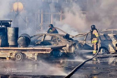 Russia’s daytime strike on Ukrainian shopping centre kills five and injures 67