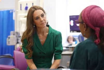 Kate meets with ‘inspirational’ patients in surprise visit to hospital where she was treated for cancer