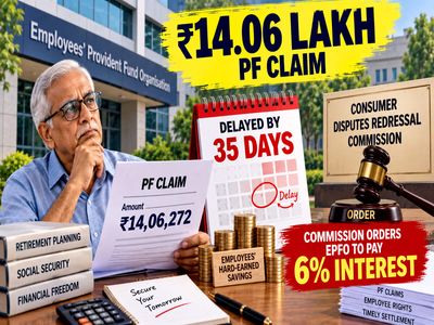 EPFO told to pay 6% interest on Rs 14 lakh PF claim after 35-day delay: What consumer commission said