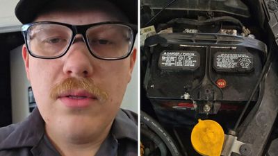 Mechanic Works On Car. Then He Realizes The Real Reason The Car Battery Is Low—It’s Dirty