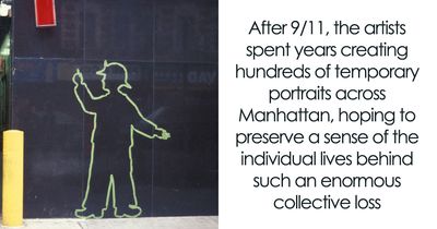 These Artists Created Hundreds Of Tape Portraits Across New York To Honor Those Lost On 9/11