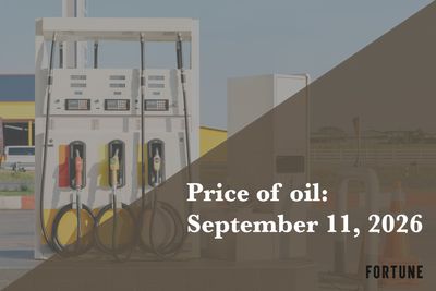 Current price of oil as of Sept. 11, 2026