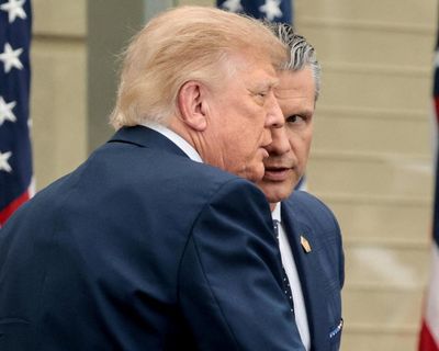 Trump and Hegseth use 9/11 memorial remarks at Pentagon to defend war on Iran