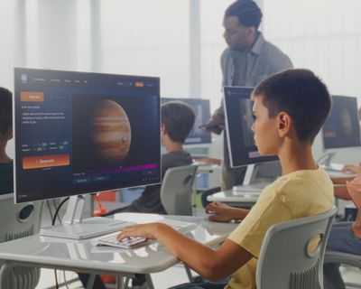 Children need interaction, not AI