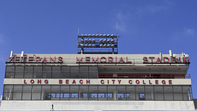 In 1950, Long Beach opened Veterans Memorial Stadium; sold to its city college for $1 in 1987