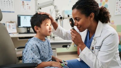 A Baby's Brown Eyes Turned Bright Blue 18 Hours After He Started a COVID Antiviral