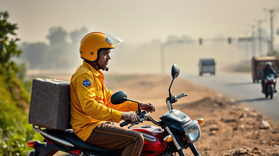 8 Serious Health Risks Delivery Riders Face Daily on Indian Roads That No One Screens For