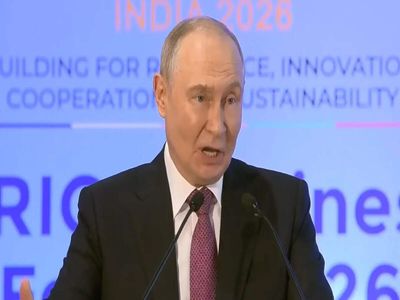 Putin takes potshots at "so-called G-7", says over 40% of world's GDP has been produced by the BRICS countries