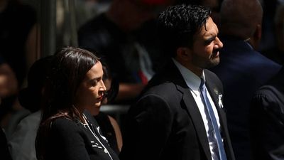 'What exactly is funny?': Mamdani and AOC under fire for 'grinning' at 9/11 ceremony