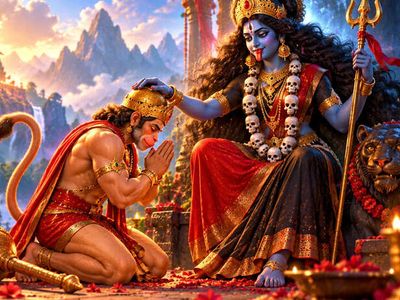 Why Hanuman Ji Became Linked to Maa Kali’s Fierce Form