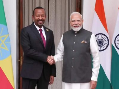 PM Modi meets Ethiopia’s Abiy Ahmed on sidelines of BRICS Summit in Delhi