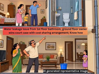Ground-floor flat owner wins water leakage case as Maharashtra court orders the first-floor owner to let repairmen work in his flat and share the cost this way