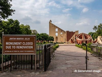 Hauz Khas, Jantar Mantar restrict entry as 10 monuments undergo repair