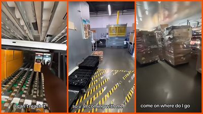 A shopper can’t find anyone to get his Tropical Punch juice, so he heads into the back to ‘go do it myself’