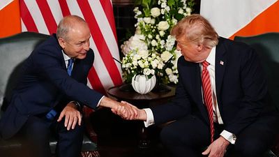Trump says he'd like to see Ireland 'reunified' as he meets Taoiseach Martin in two-day official visit