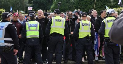 Man arrested for involvement in disorder following Glasgow anti-immigration protest