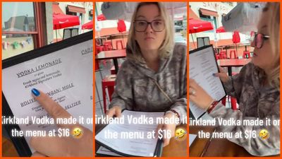 Woman allegedly spots $16 vodka lemonade on Washington state restaurant menu. Then she claims she noticed a Costco product: ‘may have been a first’