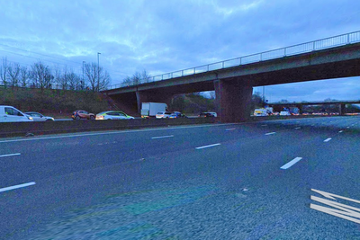 Man seriously injured after wrong-way crash on motorway