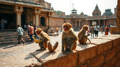 Why Rhesus Macaques Thrive on Human Food in Indian Cities and What Reduces Conflict
