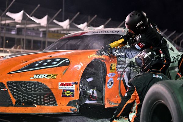 William Sawalich declines comment on wrecking Corey Day, but will NASCAR penalize him?