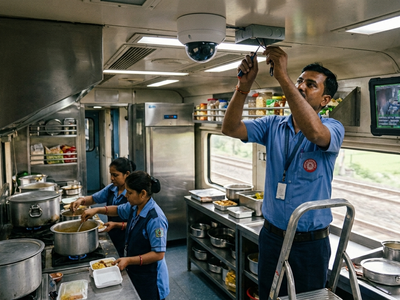 AI eyes on your train food! Worried about train food hygiene? Railways brings tech solution to keep a 24x7 watch on pantry cars, kitchens and food handling