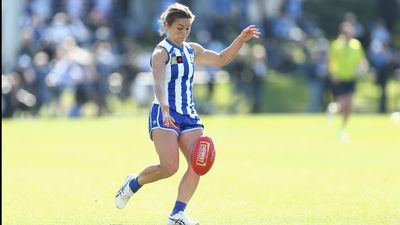 Roos survive Blues scare to keep AFLW record alive