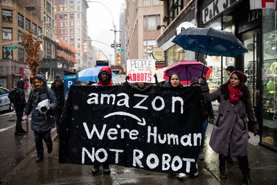 Amazon workers on food stamps have tripled despite its record revenue—and it’s just the latest evidence of the new economy of shrinking labor shares