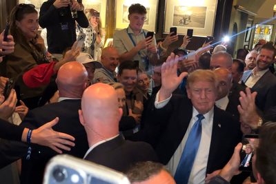 Watch: Trump receives hero’s reception at his golf resort in Doonbeg
