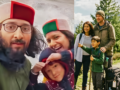 They left Singapore to raise their son in a Uttarakhand village: Why this couple chose 'unschooling', where nature has become his classroom