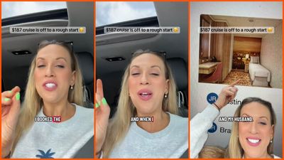Woman booked the cheapest room on a Carnival cruise for her and her husband. Then she finds out why the room was so cheap: ‘Off to a rough start’