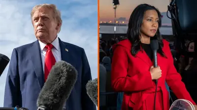 ‘Not You’: When ABC reporter pressed Trump about promised $5000 midterm checks, the president responded by lunging at the often-targeted reporter