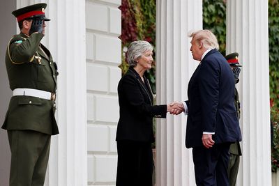Trump supports Irish reunification